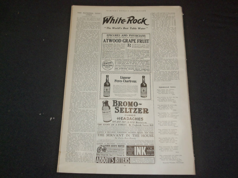 1910 JANUARY 22 HARPER'S WEEKLY MAGAZINE - TSAR & THE PRINCE OF WALES - ST 6364