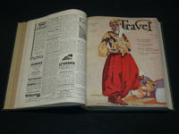 1929 NOV-1930 OCT TRAVEL MAGAZINE BOUND VOLUME - GREAT COVERS - KD 5991