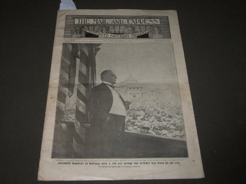 1901 SEPTEMBER 14 THE MAIL AND EXPRESS MAGAZINE - PRESIDETN MCKINLEY - NP 2921