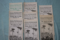 2008 GULF STREAM PARK HORSE RACING PROGRAMS - LOT OF 43 - VARIOUS DATES - O 3956