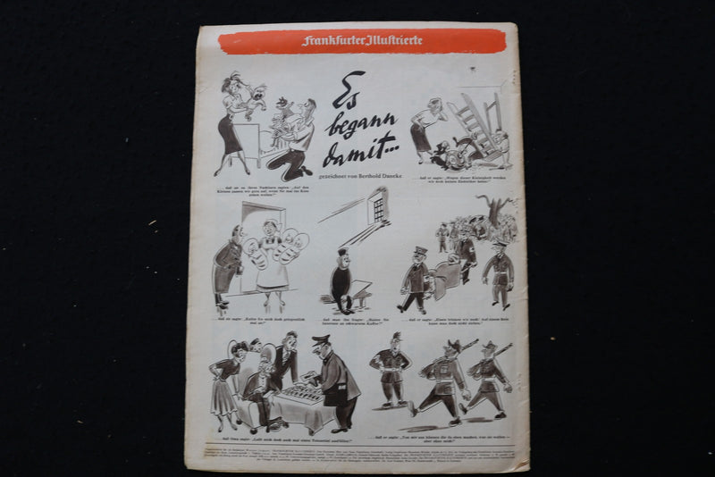 1952 OCTOBER 19 FRANKFURTER ILLUSTRIERTE MAGAZINE - GARY COOPER COVER - E 25102