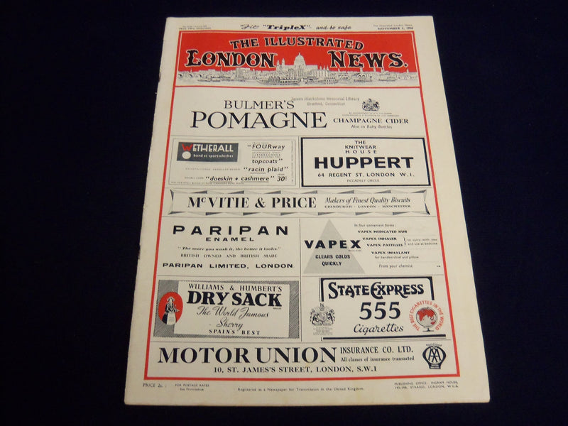 1956 NOVEMBER 3 ILLUSTRATED LONDON NEWS MAGAZINE - BUDAPEST STREETS - E 8069