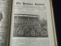 1912-1917 YANKTON STUDENT NEWSPAPER VOLUME LOT OF 5 - SOUTH DAKOTA - KD 3396B