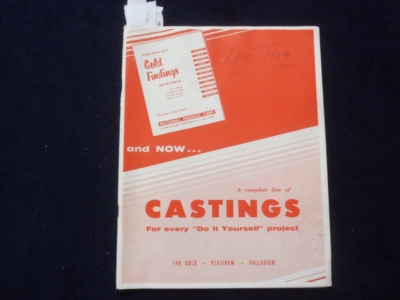 1959 NATIONAL FINDINGS CORPORATION CATALOG - J 9409