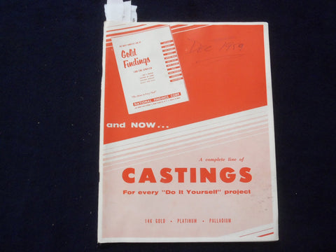1959 NATIONAL FINDINGS CORPORATION CATALOG - J 9409