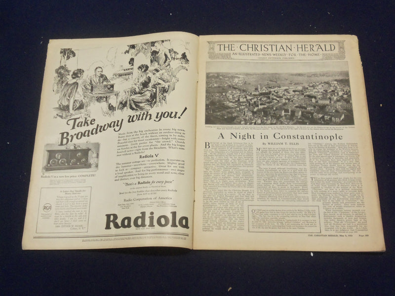 1923 MAY 5 CHRISTIAN HERALD MAGAZINE - THE APPLE ORCHARD - ST 6608