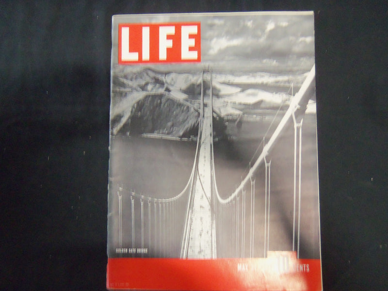 1937 MAY 31 LIFE MAGAZINE - GOLDEN GATE BRIDGE - L 28