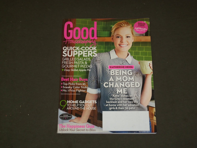 2014 SEPTEMBER GOOD HOUSEKEEPING MAGAZINE - KATHERINE HEIGL COVER - B 3956