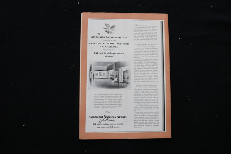 1945 MARCH 1 THE ART DIGEST MAGAZINE - THE WIDOW BY JULIAN LEVI COVER - E 10229