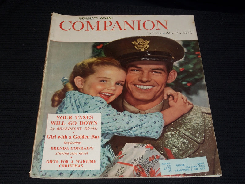 1943 DECEMBER WOMAN'S HOME COMPANION MAGAZINE NICE FRONT COVER - E 2638