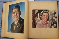 1940'S MOVIE STAR PHOTOS SCRAPBOOK - LARRY PARKS - RONALD REAGAN - E 26467