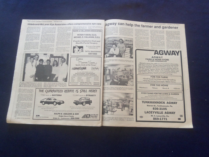 1990 MAR 16 NEW AGE-EXAMINER SUPPL. -TUNKHANNOCK,PA-DECADE OF PROGRESS-NP 6187