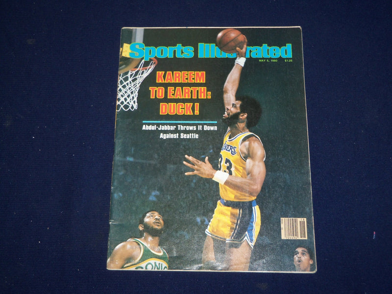 1980 MAY 5 SPORTS ILLUSTRATED MAGAZINE - KAREEM ABDUL-JABBAR COVER - SP 9657