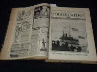 1899-1900 COLLIER'S WEEKLY MAGAZINE BOUND VOLUME - NICE ILLUSTRATIONS - KD 879O