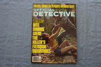 1983 DEC OFFICIAL DETECTIVE MAGAZINE - BITE KILLER'S SIGNATURE COVER - ST 6921Y