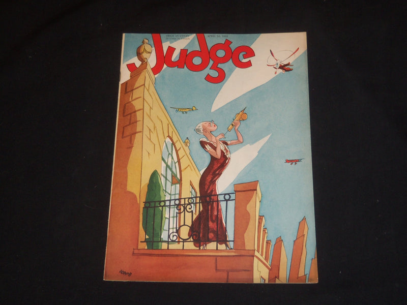 1932 APRIL 16 JUDGE MAGAZINE - ILLUSTRATED COVER - ST 5729
