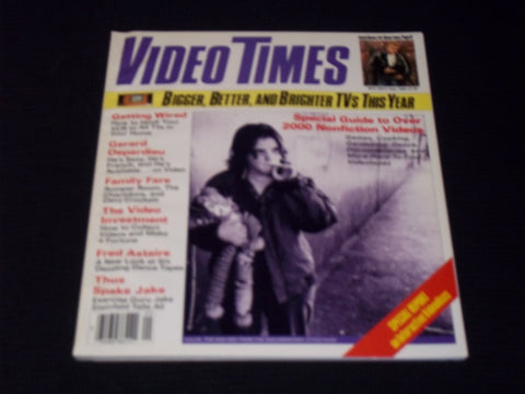 1985 SEPTEMBER VIDEO TIMES MAGAZINE - LILLIE STREETWISE FRONT COVER - E 13784