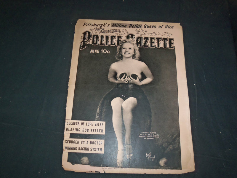 1940 JUNE THE NATIONAL POLICE GAZETTE MAGAZINE - ANNETTE HERWIG - B 5880