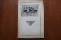 1926 YE SHALL KNOW THE TRUTH BY FRED R. MARVIN - SOFTCOVER BOOK - K 3237