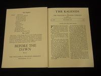 1933-1935 THE KALENDS OF WILLIAMS & WILKINS CO. MAGAZINES LOT OF 18 - O 2825E