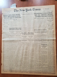 1917 NOVEMBER 24 NEW YORK TIMES - BOLSHEVIKI'S HAND FORCED BY MASSES - NT 8078
