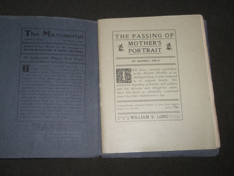1901 NOVEMBER NOON MAGAZINE VOLUME 2 - PUBLISHED BY WILLIAM S. LORD - J 2829