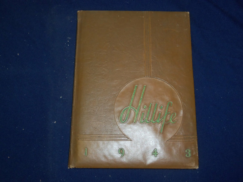 1943 HILLIFE CHAPEL HILL HIGH SCHOOL YEARBOOK - CHAPEL HILL, NC - YB 1872