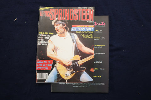 1984 BRUCE SPRINGSTEEN MAGAZINE - BRUCE SPRINGSTEEN COVER - E 18800