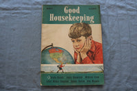 1939 MARCH GOOD HOUSEKEEPING MAGAZINE - BOY AND WORLD GLOBE COVER - SP 5397L