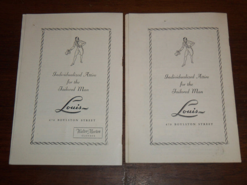 1950'S COLONIAL THEATRE PROGRAMS LOT OF 2 - BOSTON - K 1186