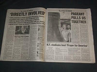 2001 SEPTEMBER 23 NEW YORK POST NEWSPAPER - TERROR TOWN FOR TERRORISTS - NP 4144