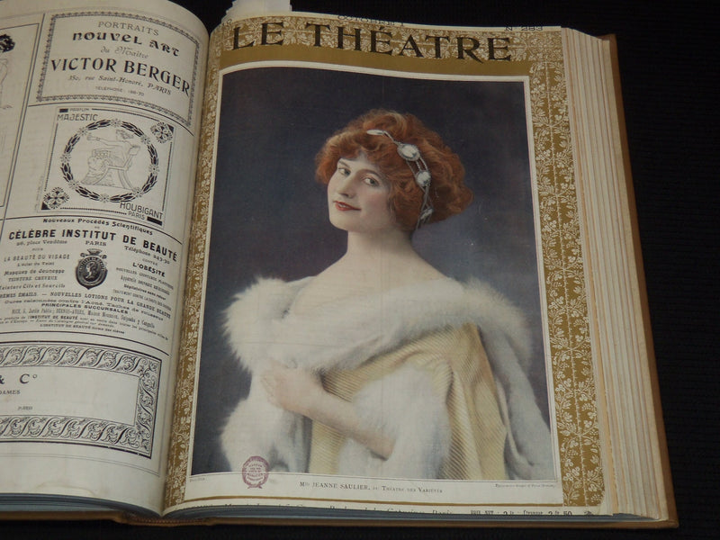1910 JULY-DECEMBER LE THEATRE MAGAZINE BOUND VOLUME - 12 ISSUES - KD 2278N