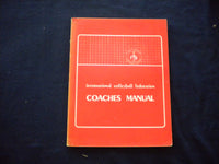 1979 INTERNATIONAL VVOLLEYBALL FEDERATION COACHES MANUAL SOFTCOVER - KD 8009