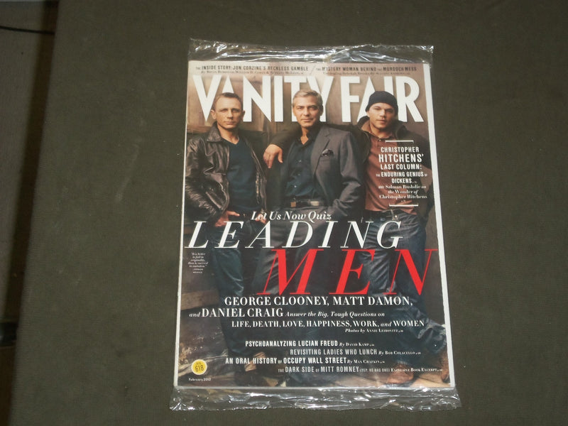 2012 FEBRUARY VANITY FAIR MAGAZINE - G. CLOONEY, M. DAMON & D. CRAIG - B 2464