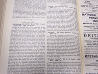 1908 SATURDAY REVIEW 2 BOUND VOLUMES - COMPLETE YR- PUBLISHED IN LONDON - R 1090
