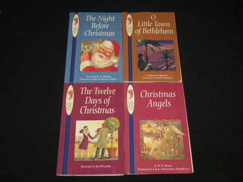 1994 STOCKING STUFFER POP-UP BOOK LOT OF 4 - CHRISTMAS - J 7007