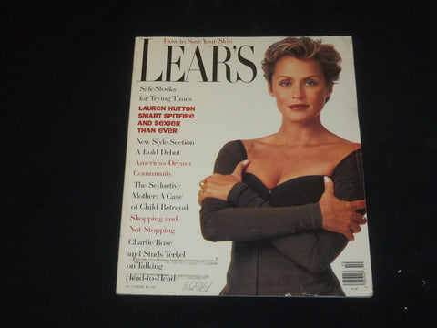 1990 OCTOBER LEAR'S MAGAZINE - LAUREN HUTTON COVER - SP 4225