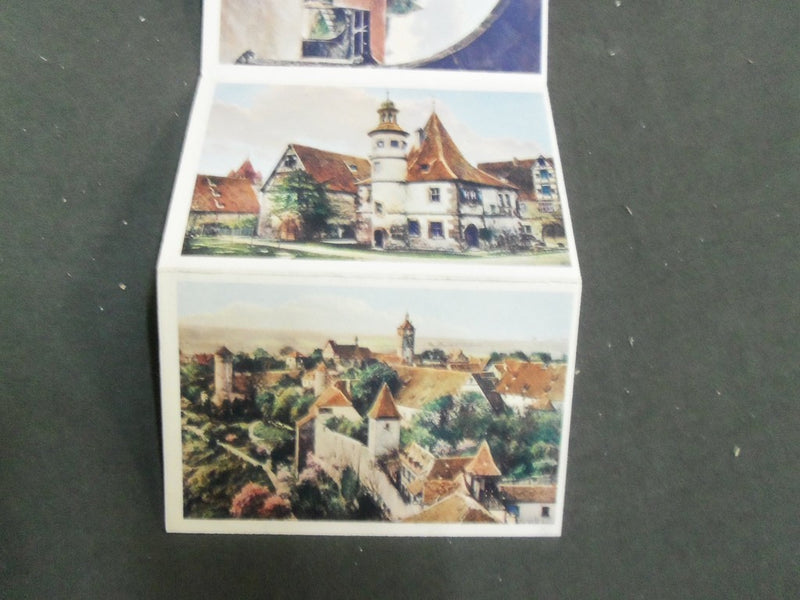 1900S ROTHENBURG POSTCARD BOOKLET - 10 POSTCARDS OF GERMAN SCENERY - J 5202