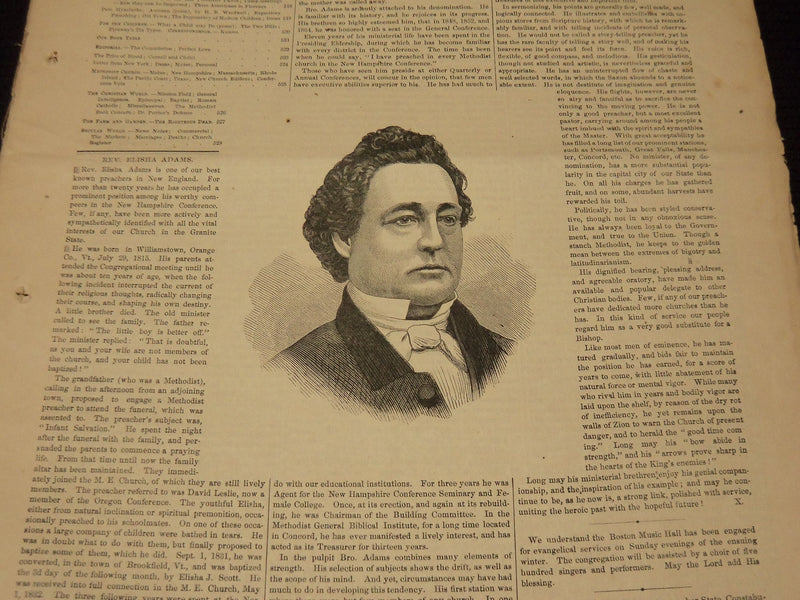 1869 ZION'S HERALD METHODIST EPISCOPAL CHURCH NEWSPAPER LOT OF 30 - NP 3877H