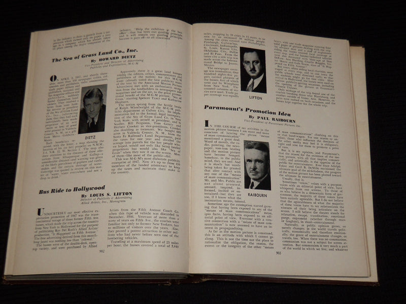 1948 THE FILM DAILY YEAR BOOK OF MOTION PICTURES - JACK ALICOATE - KD 6132H
