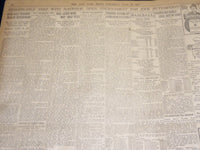 1917 JUNE 23 NEW YORK TIMES NEWSPAPER - MARCONI TELLS NEW WAR HISTORY - NT 7806