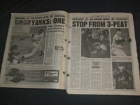2000 OCT 26 NEW YORK POST NEWSPAPER-YANKEES BEAT METS WORLD SERIES GM 3-NP 4141