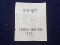 1952 THE HORNETS' HIVE WHITE SULPHUR SPRINGS (MT) HIGH SCHOOL YEARBOOK - YB 3223