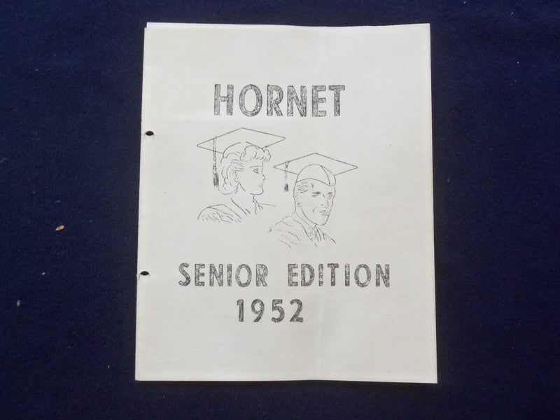 1952 THE HORNETS' HIVE WHITE SULPHUR SPRINGS (MT) HIGH SCHOOL YEARBOOK - YB 3223