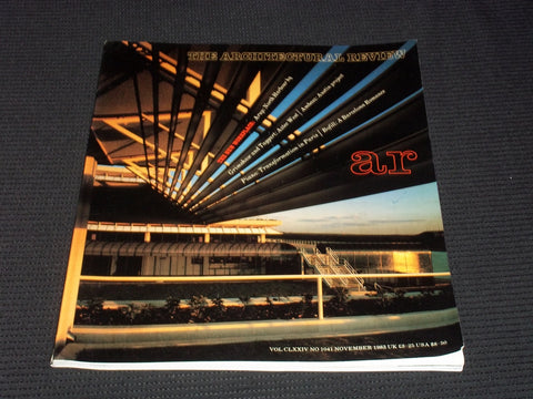 1982 NOVEMBER ARCHITECTURAL REVIEW MAGAZINE - NEW WORKPLACE COVER - E 2999A