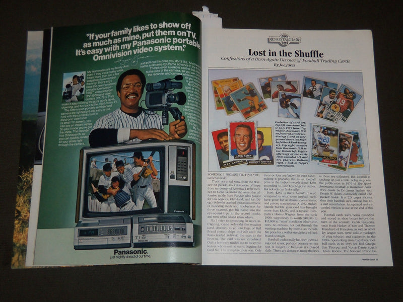 1981 PRO! MAGAZINE PREMIERE ISSUE VOLUME 1 NO. 1 -PLUNKETT-FLORES COVER- II 3073