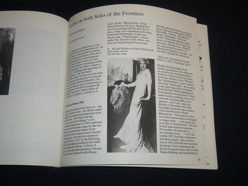 1991 ARTISTS AGAINST HITLER BOOK BY GERHARD SCHOENBERNER - J 9261