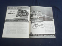 1941 NOVEMBER BALDWIN LOCOMOTIVES MAGAZINE - GREAT COVER AND PHOTOS - SP 6482L