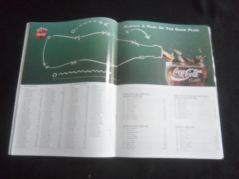 1995 NOVEMBER 25 FOOTBALL PROGRAM - MICHIGAN STATE VS PENN STATE UNIV - B 5533S
