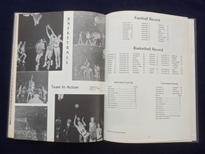1957 THE BIG STACK ANACONDA HIGH SCHOOL YEARBOOK - ANACONDA, MONTANA - YB 3221